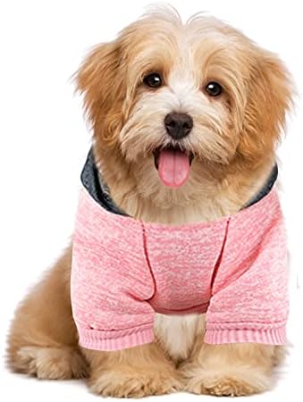 Тениска за кучета на Големия Размер, Есенно-Зимна Hoody с джобове за кучета, Цветен Hoody С качулка, Двуногая Руното Топли Дрехи, Пуловер, За Кучета със Средни Размери, Куче За Момичета