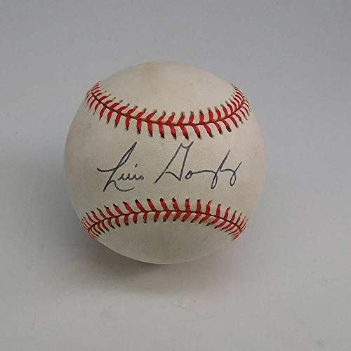 Луис Гонсалес подписа бейзболен топката AL Budig с Голограммой B & E - Бейзболни топки с автографи