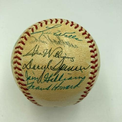 1963 Отбор на Шампионите от Световна серия Лос Анджелис Доджърс подписа договор с JSA по бейзбол - Бейзболни топки с автографи