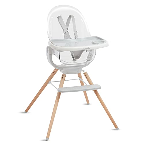 Манчкин® 360° Облак™ детско столче за хранене с Прозрачна Седалка и завъртане на 360 °