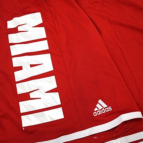 мъжки къси панталони adidas Miami Redhawks NCAA Men Red Sideline Player Shock Energy Climate Shorts