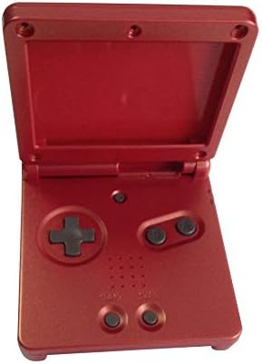 Подмяна на Пълно корпуса Shell Case Screen Винтове за обектив за GBA SP, Game Boy Advance SP (Червен)