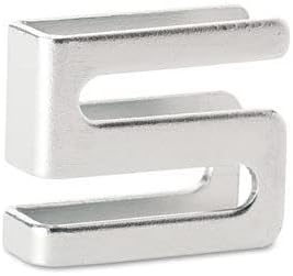 Куки за рафтове от метална жица на Ludmil ALESW59SHSR - Сребрист (4 бр./опаковане.)