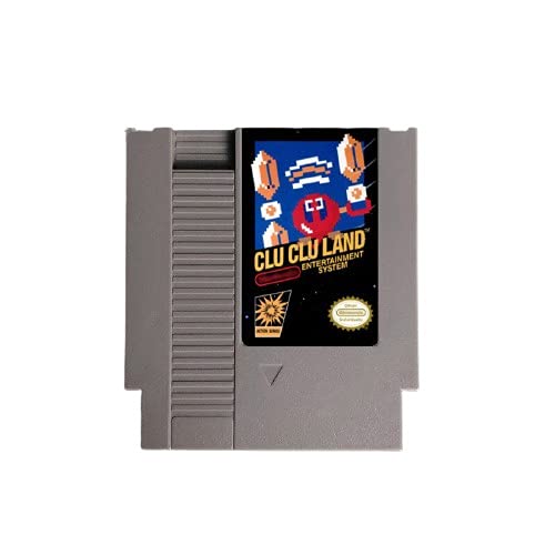 DeVoNe Clu Clu Land 72 Контакт от 8-битова Игра касета (сив)