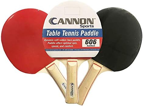 Спортни лостчета Cannon за Пинг-понг и тенис на маса с Гумена Повърхност и Дървени дръжки