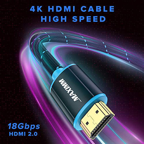 Удлинительный HDMI кабел за мъже и жени Поддържа високоскоростен HDMI кабел протокол HDCP, ARC, 3D, видео разделителна способност от 1080p до 2160p, пропускателна способност до 50 gbps (1,5 метра, 1 опаковка)