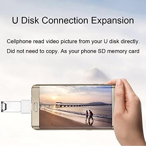 USB Адаптер-C за свързване към USB 3.0 Male (2 опаковки), който е съвместим с вашия LG G8 ThinQ, дава възможност за добавяне на допълнителни функции, като например клавиатури, флаш памети, мишки и т.н. (Черен)