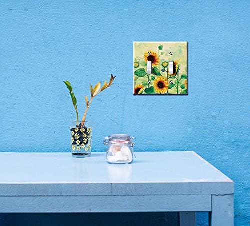 Табела на Ключа на светлината с Двоен Ключ WIRESTER /Стенни Хастар - Sunflowers Flowers