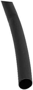 X-DREE Свиване тръба С метална намотка, Кабелен ръкав с дължина 25 метра, вътрешен диаметър 2 мм, черен (Tubo termorretráctil Кабел против envoltura del кабел Manga 25 metros Largo, вътрешен диаметър 2 мм, черен