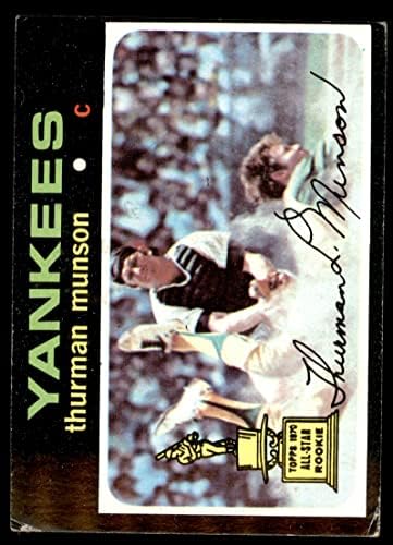 1971 Topps 5 Търман Мансон Ню Йорк Янкис (Бейзболна картичка) VG Янкис