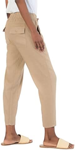 Дамски панталони на експозиции KUT от Kloth с Еластичен колан, Странични джобове за ръцете и задни джобове с капаци