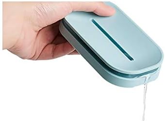 Държач за сапун ястия Sherbo, 3 опаковка, притежател на гъба за мивки, Контейнер за съхранение в Банята и кухнята, за сапун, пластмасова тава за вана или титуляр за мивки двухслойного дизайн (мулти, 3)