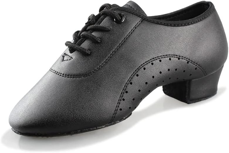 HNKDD/Мъжки обувки за латино танци, обувки за балната зала Танго, Мъжки обувки за латино танци, Обувки за момчета, Танцови маратонки, джаз обувки 16,5-25 см, Цвят: D, размер: 33)