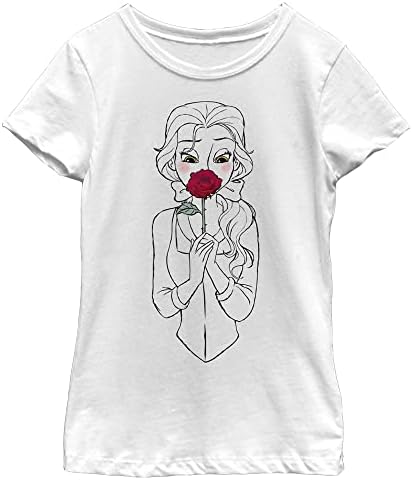 Тениска Диснеевской момичета Красавицата и Роза