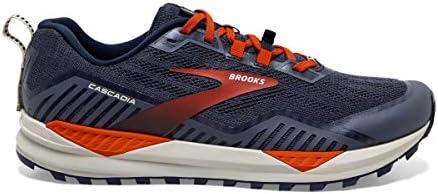 Мъжки маратонки Brooks Cascadia 15 Пътека за бягане - Тъмно синьо / Оранжево/ Pelican - 9