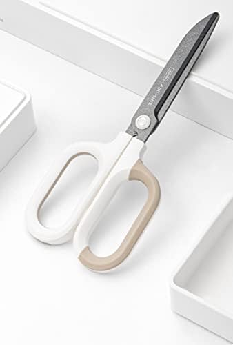 Титанов Ножици с Незалепващо покритие, Професионална Удобна дръжка от Неръждаема Стомана, Универсални Директни Офис ножици за бродерия Направи си сам