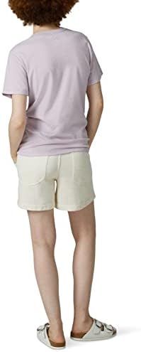 Дамски спортни Панталони Lee с висока засаждане, Трапецовидна форма, с завязками, Къси