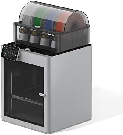 3D принтер X1-Carbon Combo Високоскоростен Многоцветен подкрепа на 16-цветен Принтер Al Шофьор с двойно печат LAN WAN САМ за домашната и училищната печат (сив -X1-Carbon Combo)