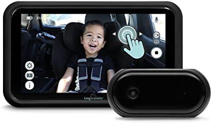 Малка Пътник|Преносим Видеоняня, Безжична Камера за бебешка монитор със Звук, Автоматичен LCD Сензорен монитор за Нощно Виждане HD 720p 5 , Безжична следи бебето 2,4 G 33 фута