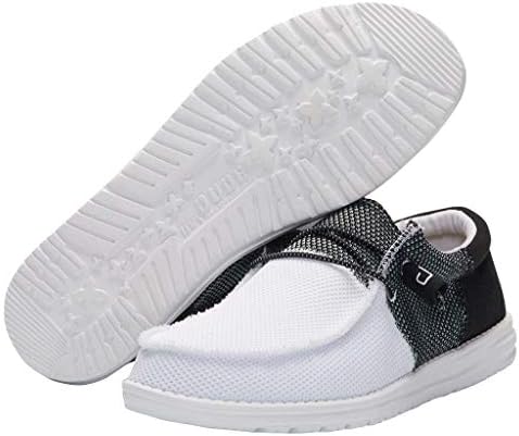 Hey Dude | Мъжки обувки Уоли Сокс Funk Black Ice, Размер 7 / Мъжки обувки | Мъжки Лоферы дантела | Удобни и леки