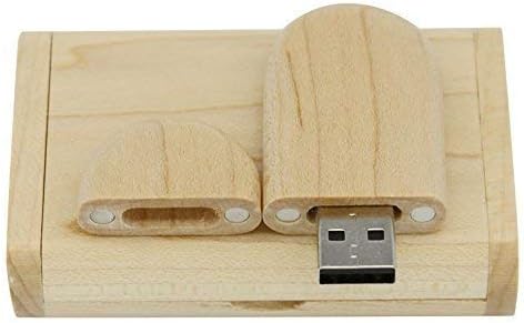 10ШТ Кленовое Дърво 2,0/3,0 USB Флаш памет с Дървена кутия (3,0 / 16 GB)