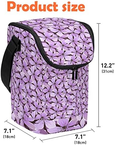 Чанта за обяд Cherry Blossom многократна употреба Обяд-Бокс Голям Вертикален Обяд-Бокс с Регулируем пагон