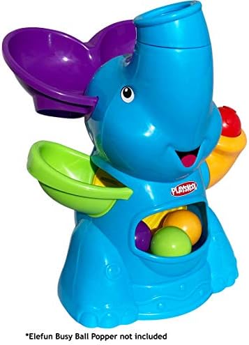 Комплект цветни Сменяеми топки от 5 парчета за детски играчки Playskool Ball Popper | е Съвместим с играчка Busy Ball Popper и Заменими топки playskool Elephant Ball Popper | Разноцветни детски топки и играчки топки