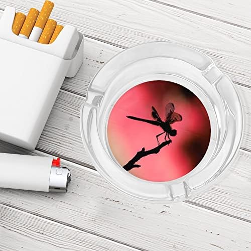 Залез На Конче Цигари Стъклени Пепелници През Цялата Титуляр За Пушачи Пепелник За Битови Удобства Украса Плотове