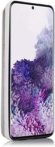 Чанта-портфейл за Samsung Galaxy S10 Lite (2020 г.), калъф-поставка от изкуствена кожа ZYZX Galaxy M80S с отделения за карти, Двоен обтегач и здрав, устойчив на удари калъф за Samsung Galaxy A91 Бял цвят-SK
