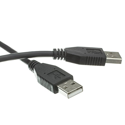 CableWholesale 3-крак кабел за USB 2.0, Черен, с Щепсел Тип A, Високоскоростен USB кабел, Тип A-Кабел за трансфер на данни USB 2, с Щепсел тип A за штекерного кабел