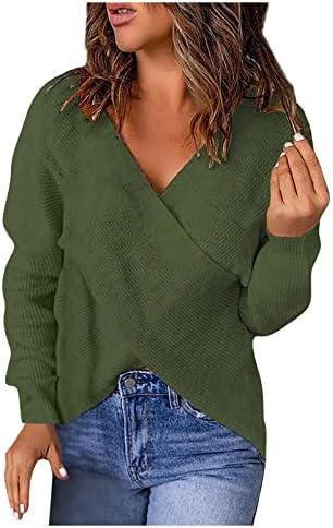 Дамски Зимни Дрехи, Рокля-пуловер с ръкави, Есента Рокля-пуловер с дълги ръкави и деколте, Грозна Коледен Пуловер
