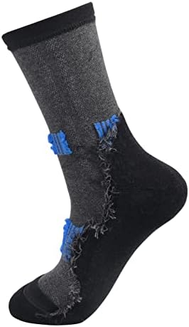 Мъжки Чорапи WindCrosser С мека Подплата И Защита От миризмата на Компресия Экипажные Памучни Туристически Чорапи до средата на Прасците