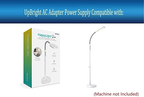 Ac/dc повишена яркост на 20 В, съвместим с Verilux VT39 VT39WW1 HappyLight Duo 2-в-1 Happy Light Therapy & Task под лампа Jodeway JOD-S-200200A1 20,0 2.0 A 40,0 W захранващия Кабел на Зарядно устройство