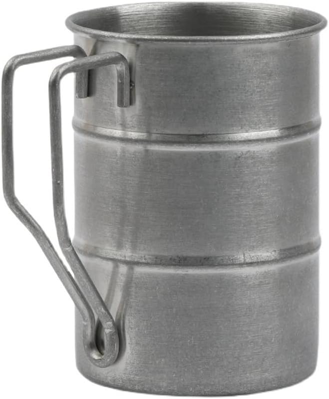 Неръждаема Стомана Марка Old Retro Cup Градинска чаша Mark Бирената Чаша за студена напитка на Водещата чаша (Цвят: металик, размер: 301-400 мл)