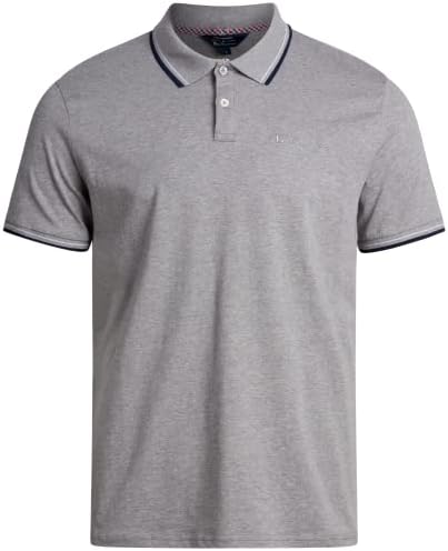 Мъжка риза с къси ръкави Ben Sherman - Класическа ежедневна риза поло с къс ръкав на 3 копчета за мъже (S-XL)