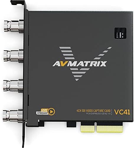 AVMATRIX VC41 1080p 3G-SDI PCIe 4-Канална карта за улавяне на