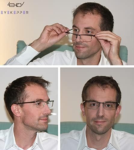 Eyekepper ще Спести 10% на 5 опаковки пури в ограничени бройки очила за четене за мъже и 3 опаковки ридеров в полукръгла рамка + 1,25