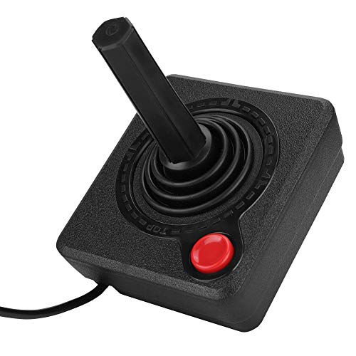 Джойстика, Лесен за използване Заместител на Джойстика, 3D Аналогов контролер за палеца, Разменени контролер за джойстик ABS за игри Atari 2600 Подарък за домашния офис, 3,78 x 3,35 х 4,57 инча