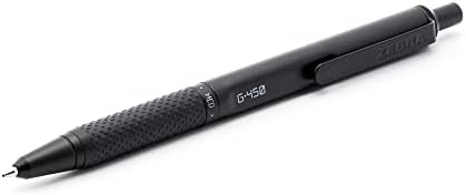 Тактически Сгъваем химикалка писалка Zebra Pen X-701 и Прибиращ Гел дръжка G-450, Корпус от Черна Мед, Средно върха 0,7 мм, Черно мастило, 2 порции (опаковка по 1 парче) (49512), Черни, за Еднократна употреба