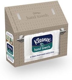 Кърпи за ръце, хартиени кърпички - бяло, 60 карата (опаковка от 2 броя)